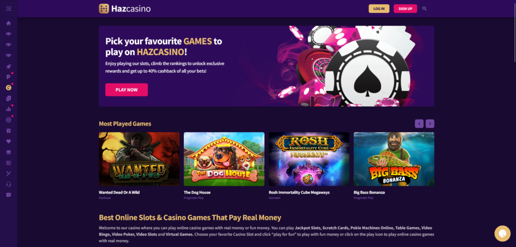 Haz Casino slots