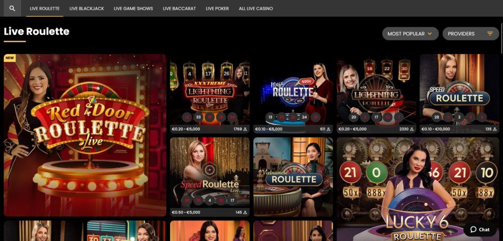 Emirbet casino live games