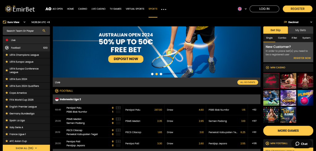 Emirbet casino sports betting