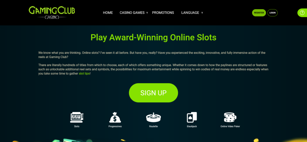 Gaming Club casino slots