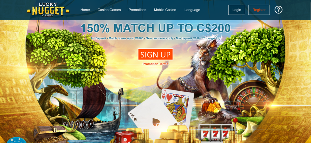 Lucky Nugget casino site