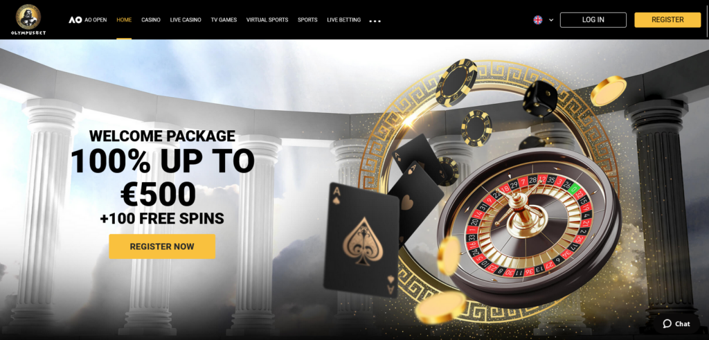 Olympusbet casino welcome bonus