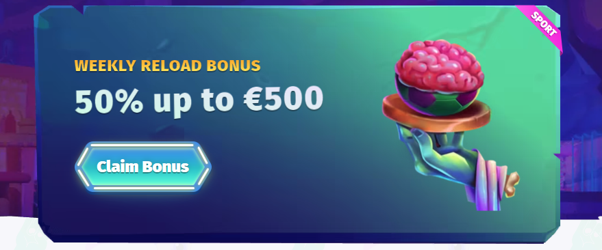 Casombie Casino reload bonus