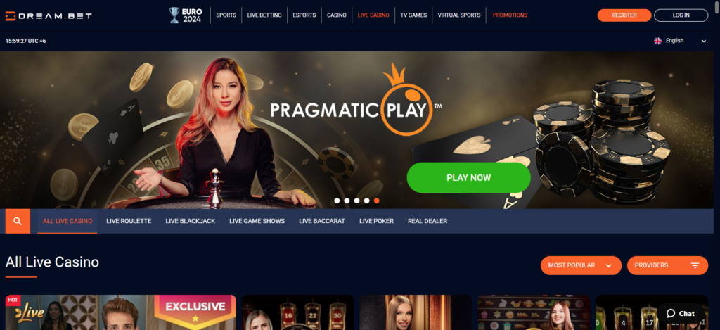 Dreambet live casino